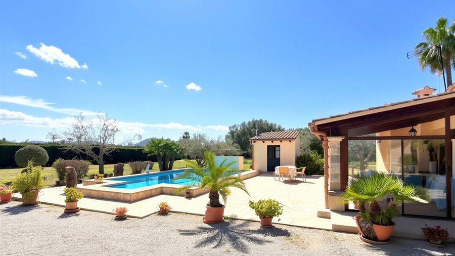 Finca in Pollensa mit Pool und Garage